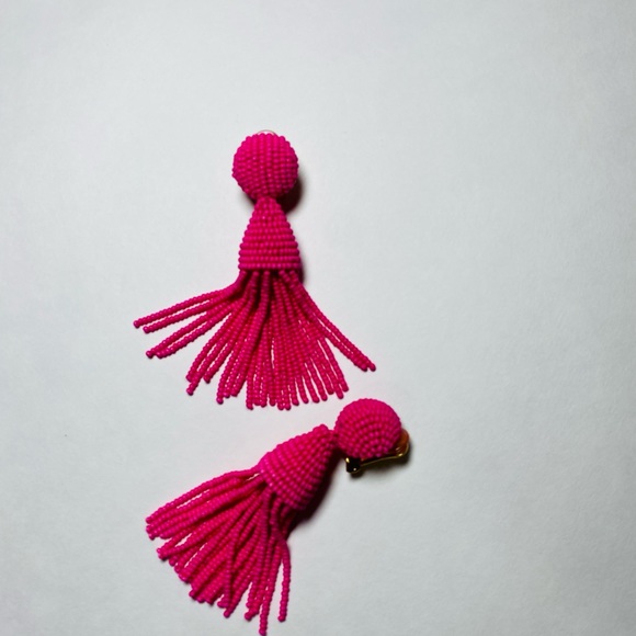Oscar de la Renta Signature Tassel Earrings - Picture 2 of 11